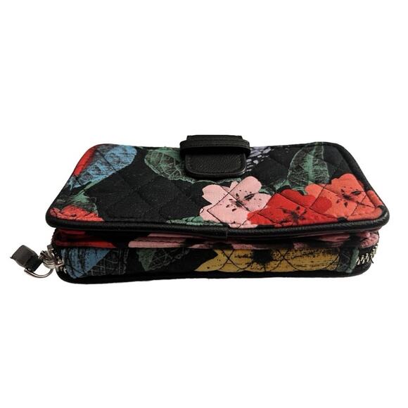 Vera Bradley Wallet Clutch Havana Rose Wristlet Credit Card Zip Pocket No Strap - Picture 4 of 8